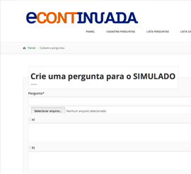 Últimos Projeto webSite e sistemasWeb Criar Perguntas Econtinuada